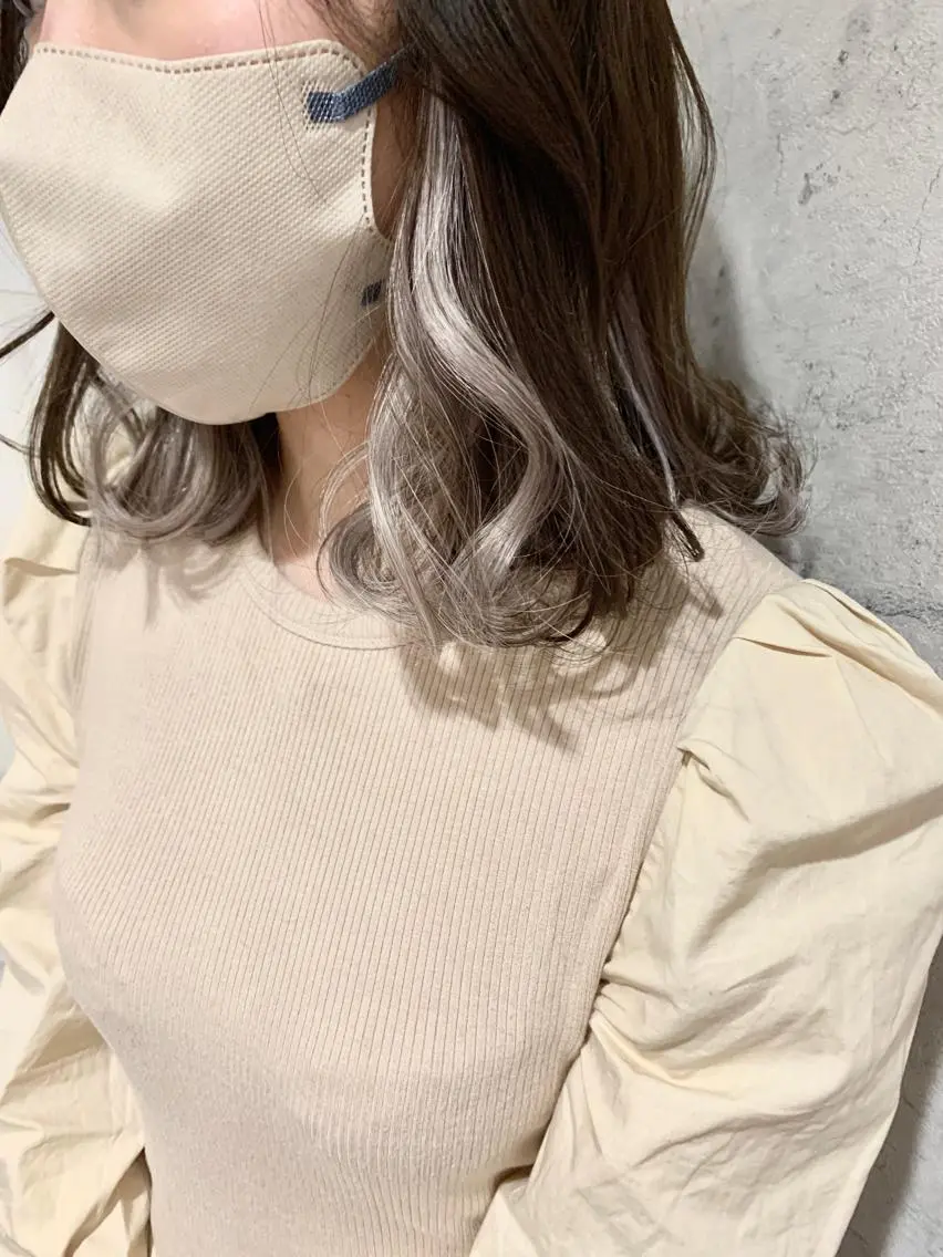 ミディアム エクステ エクステ KAZUMAのヘアスタイル