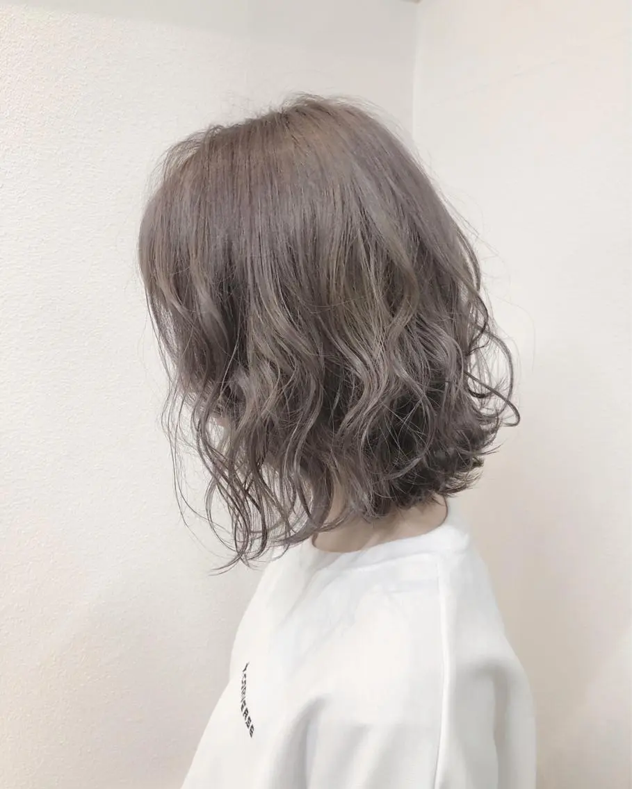 ショート カラー ヘアアレンジ グレージュ ミルクティーグレージュ カット ヘアカラー トリートメント GiseL天神カラー 髪質改善/ブリーチのヘアスタイル