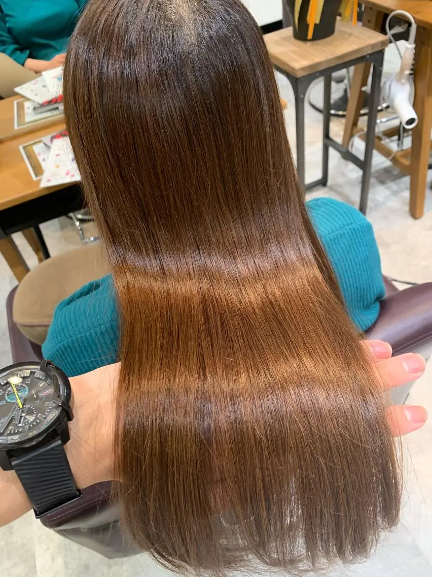 ロング カラー HAREru. モデル募集【戸塚】のヘアスタイル