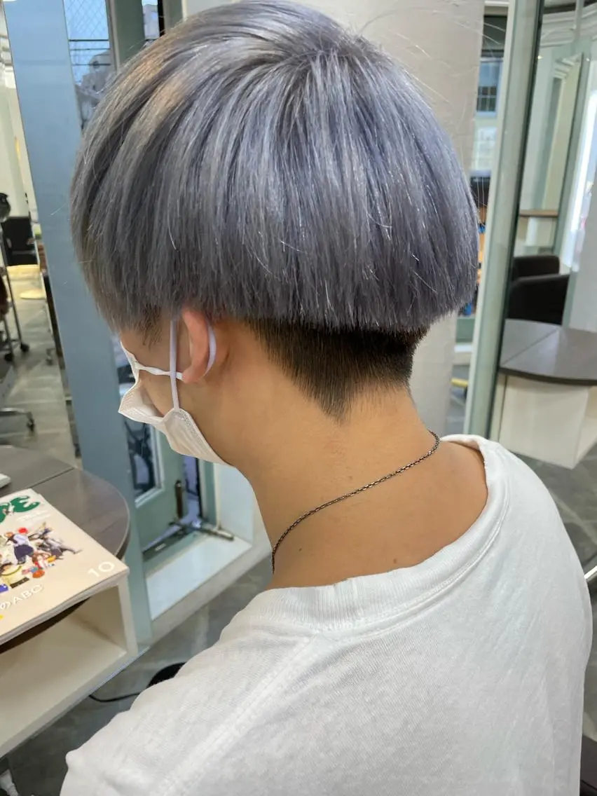 カラー メンズ カット ヘアカラー トリートメント 平 ちひろのヘアスタイル