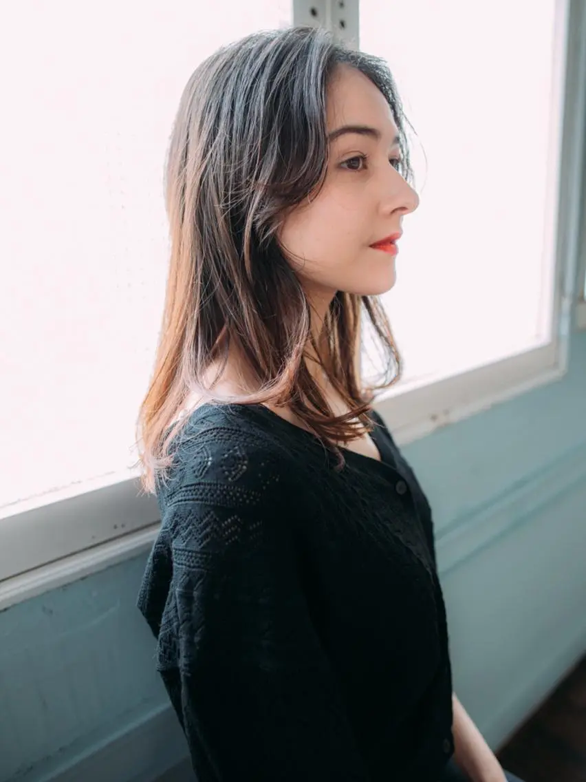 ミディアム カラー ヘアアレンジ ヘアカラー 北九州美容室 🕊️わかな✂︎のヘアスタイル