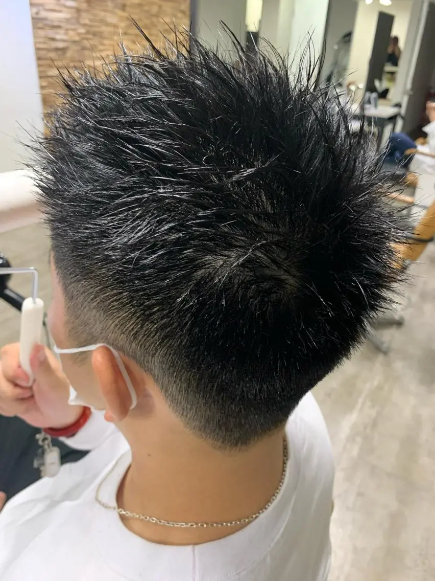 ショート メンズ フェードカット カット 🔥ダブルカラー特化 🔥相原彰太のヘアスタイル