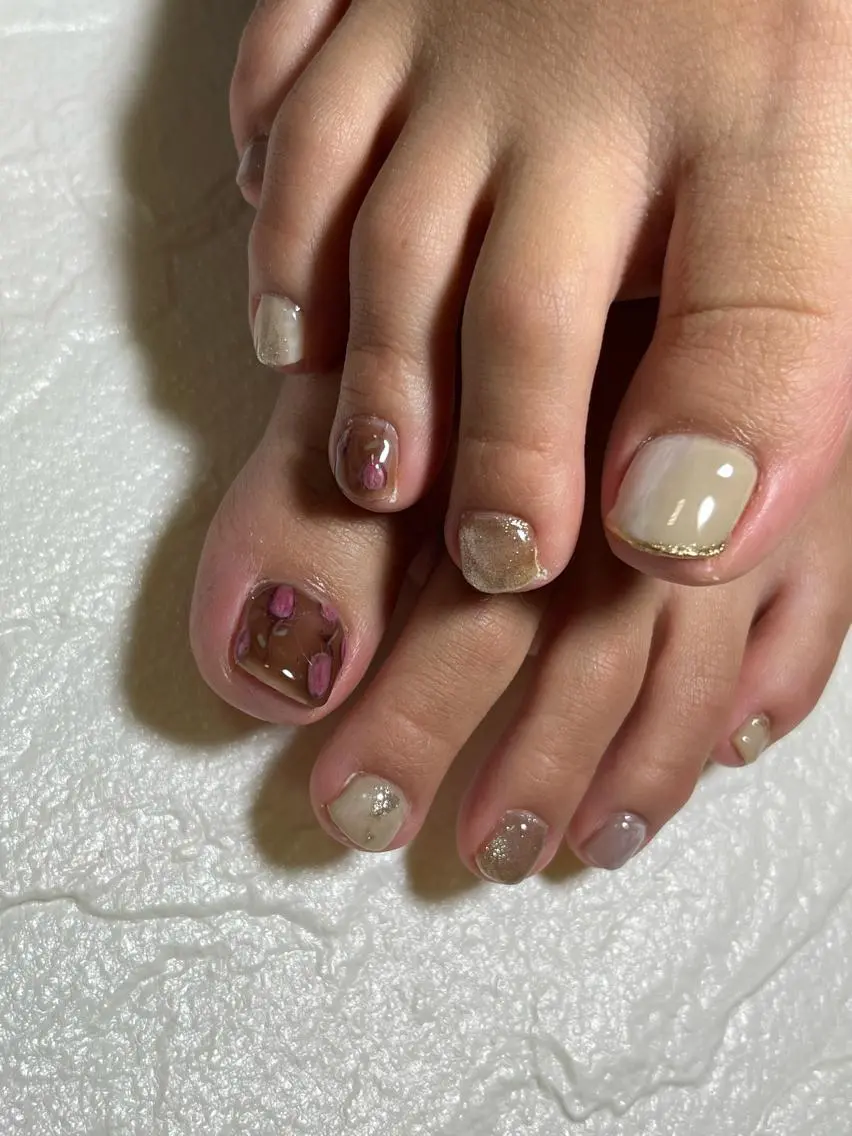 ネイル 持ち込み plaisir kのネイルデザイン