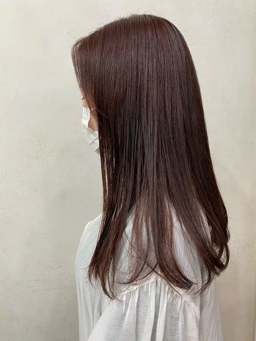 ロング カラー 内海 凜香のヘアスタイル