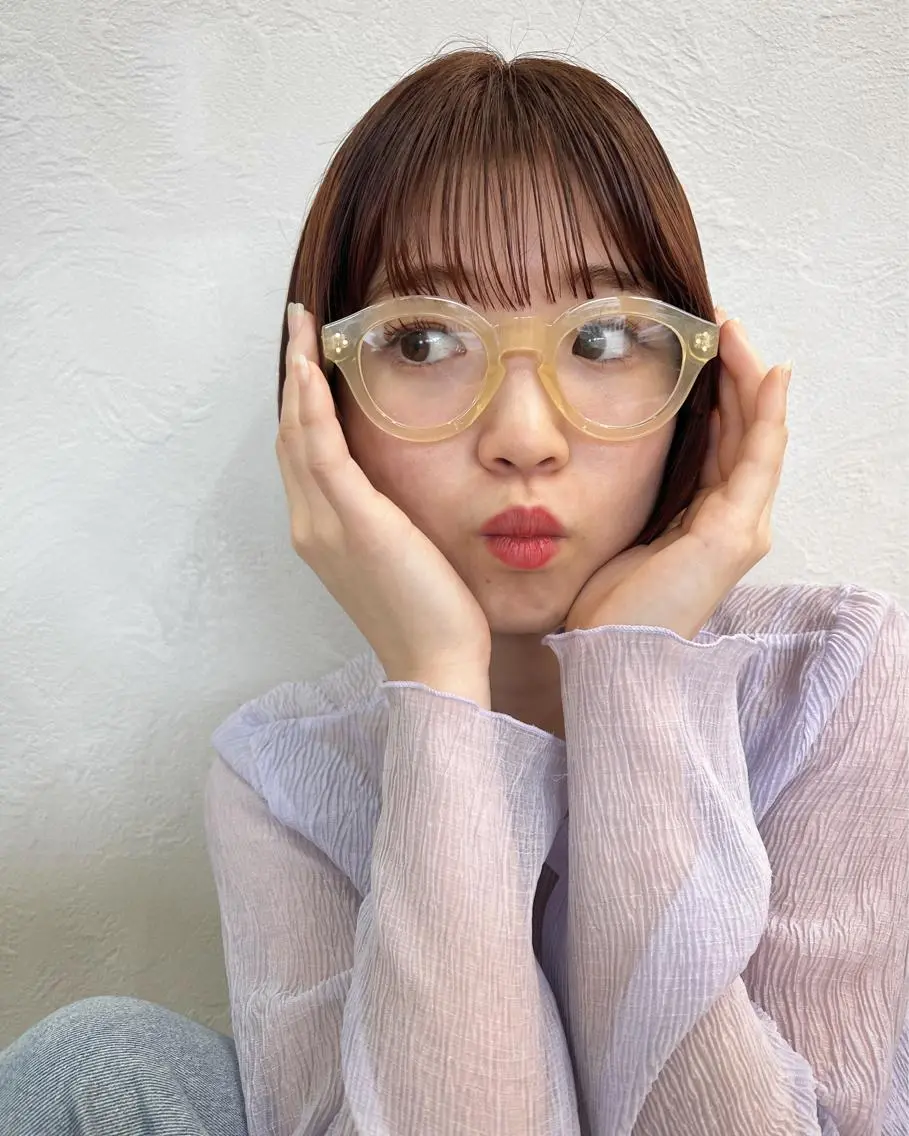ショート カラー オレンジ レッドカラー テトネ タカシのヘアスタイル
