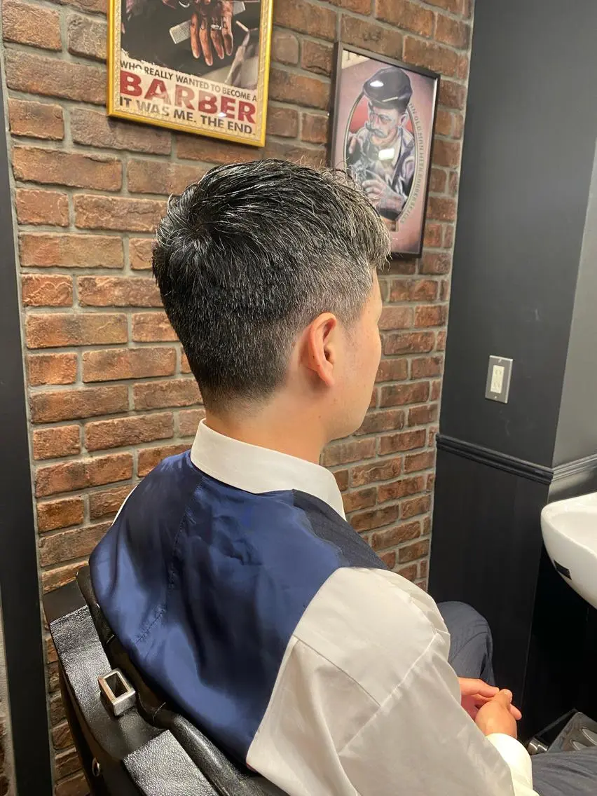 ショート メンズ 刈り上げ ヘアーサロン ラムールのヘアスタイル