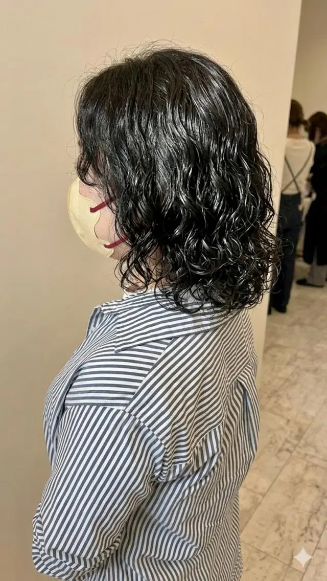 ショート パーマ パーマ特化✨/肥後 有紗のヘアスタイル