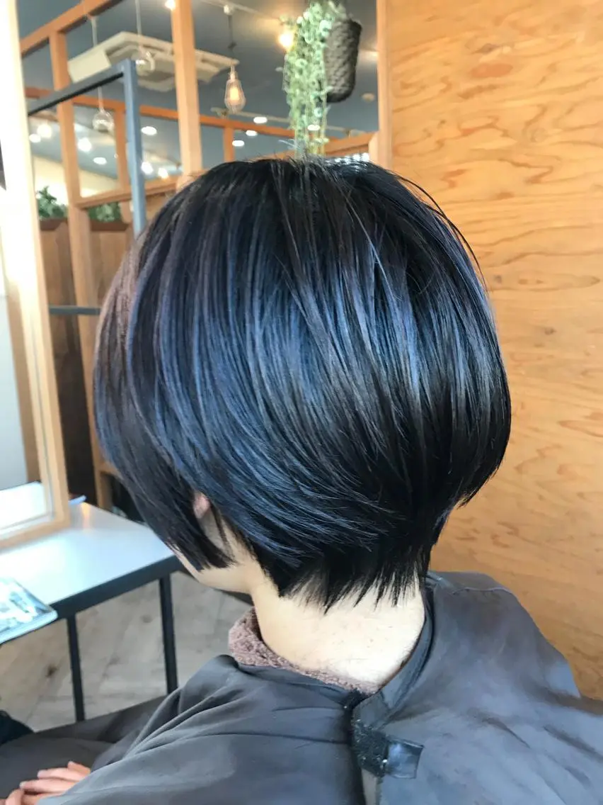 ショート 豊中駅3分eha レッスンモデルのヘアスタイル