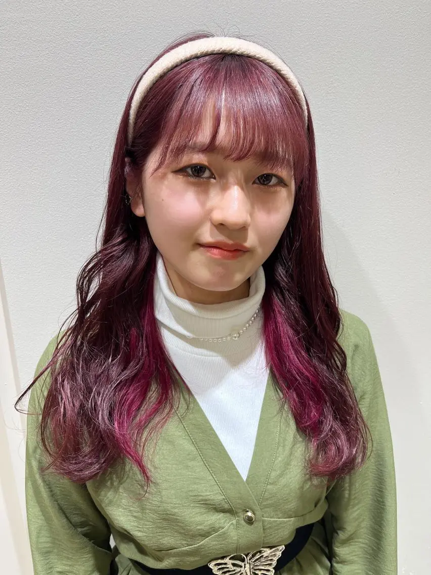 ロング カラー カット ヘアカラー トリートメント 暖色専門美容師🎀 お客様満足度◎のヘアスタイル