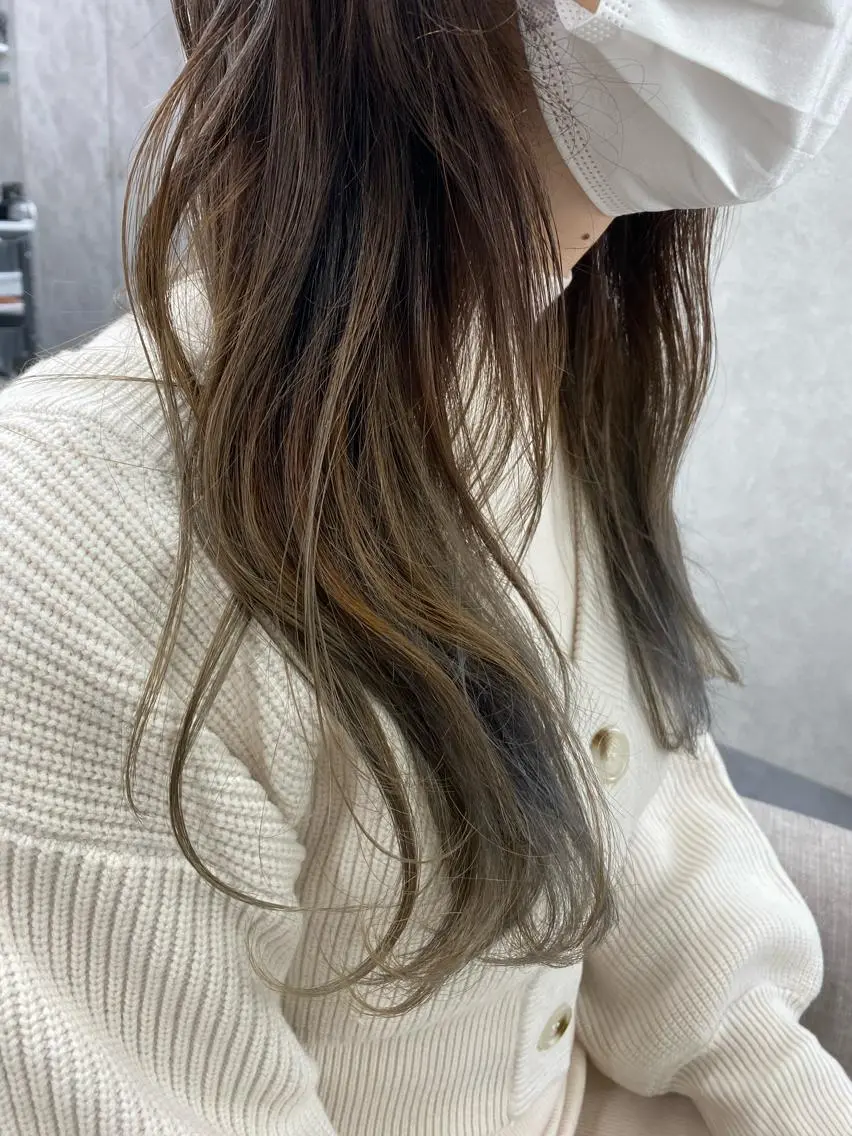 ロング カラー カット ヘアカラー トリートメント 【Lei】橋本孝太 レイヤー・美髪矯正のヘアスタイル