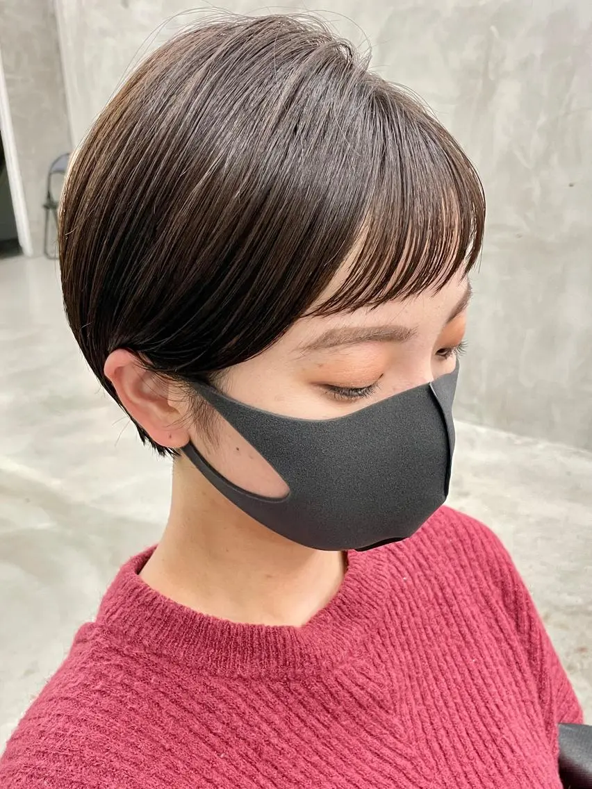 ショート カラー グラデーションカラー オン眉 ショートヘア ショート・ボブ 徳竹淳一のヘアスタイル