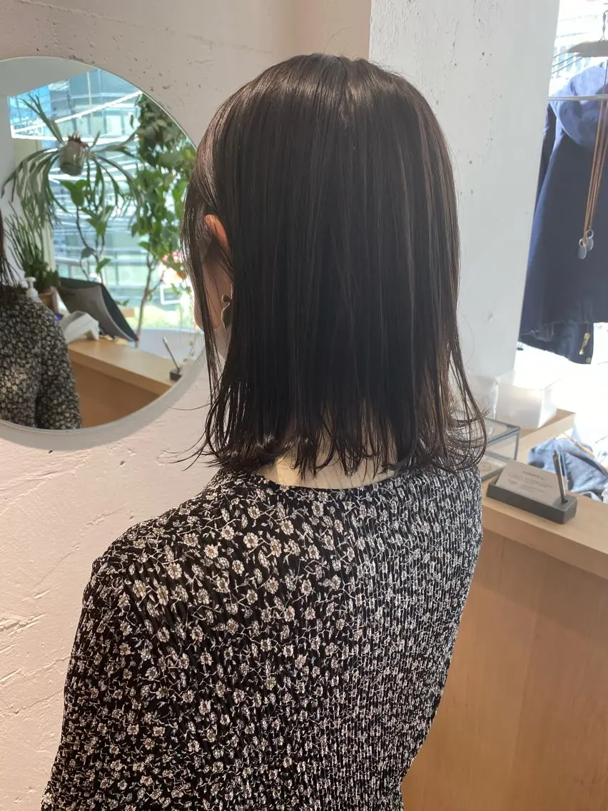 ミディアム カラー 🟩白髪ぼかし ショート/大司のヘアスタイル