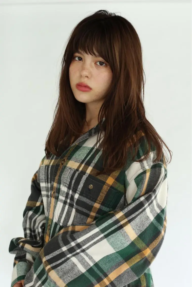 ロング カット トリートメント MAYU 💚森下のヘアスタイル