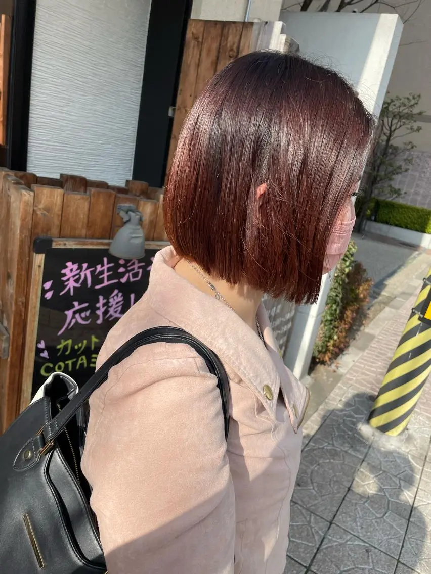ショート カラー ボブ yoshi （髙橋）のヘアスタイル