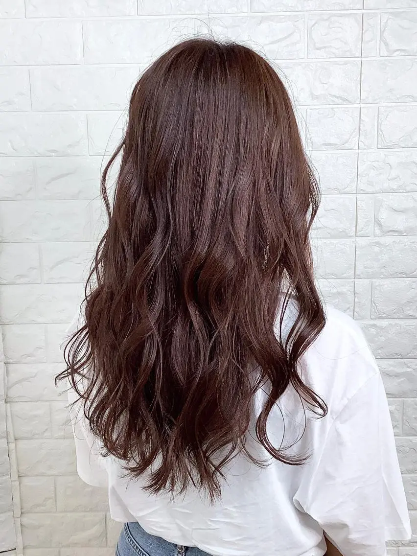 ロング カラー 髪質改善縮毛矯正 美容師✂️山崎竜二のヘアスタイル