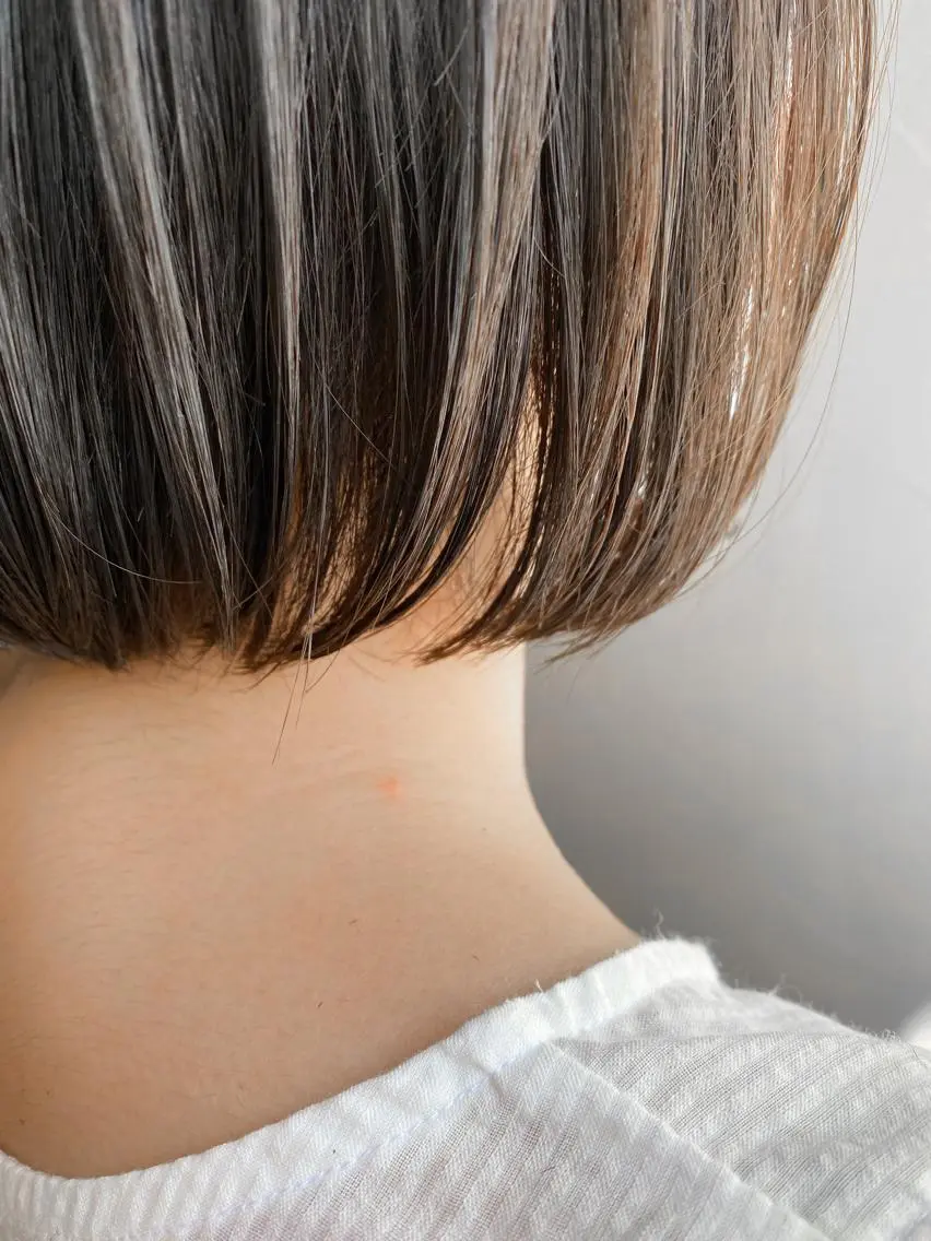 ショート カラー 透明感カラー ボブ カット ヘアカラー トリートメント ハイトーン×似合わせ 🌱中川慎之介のヘアスタイル