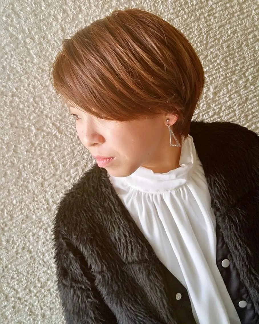 ショート カラー SaKai Nozomiのヘアスタイル