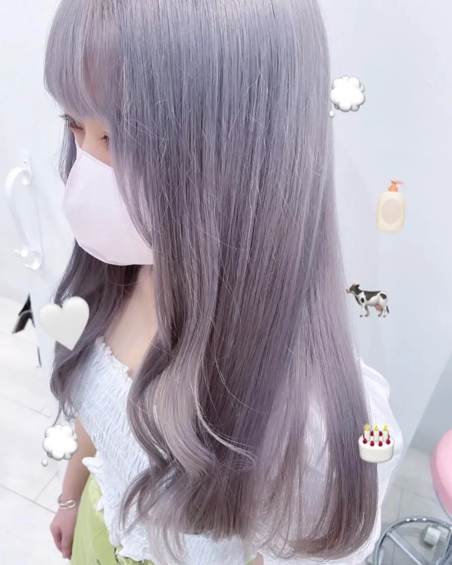 ミディアム カラー ヘアカラー トリートメント 新宿駅近♡個室 ♡関口三都季🌜のヘアスタイル