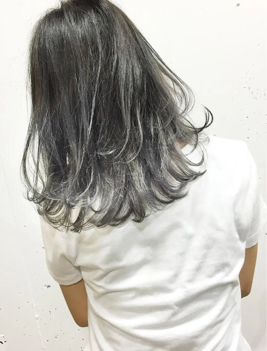 ミディアム カラー カット ヘアカラー トリートメント 永野 正芳のヘアスタイル