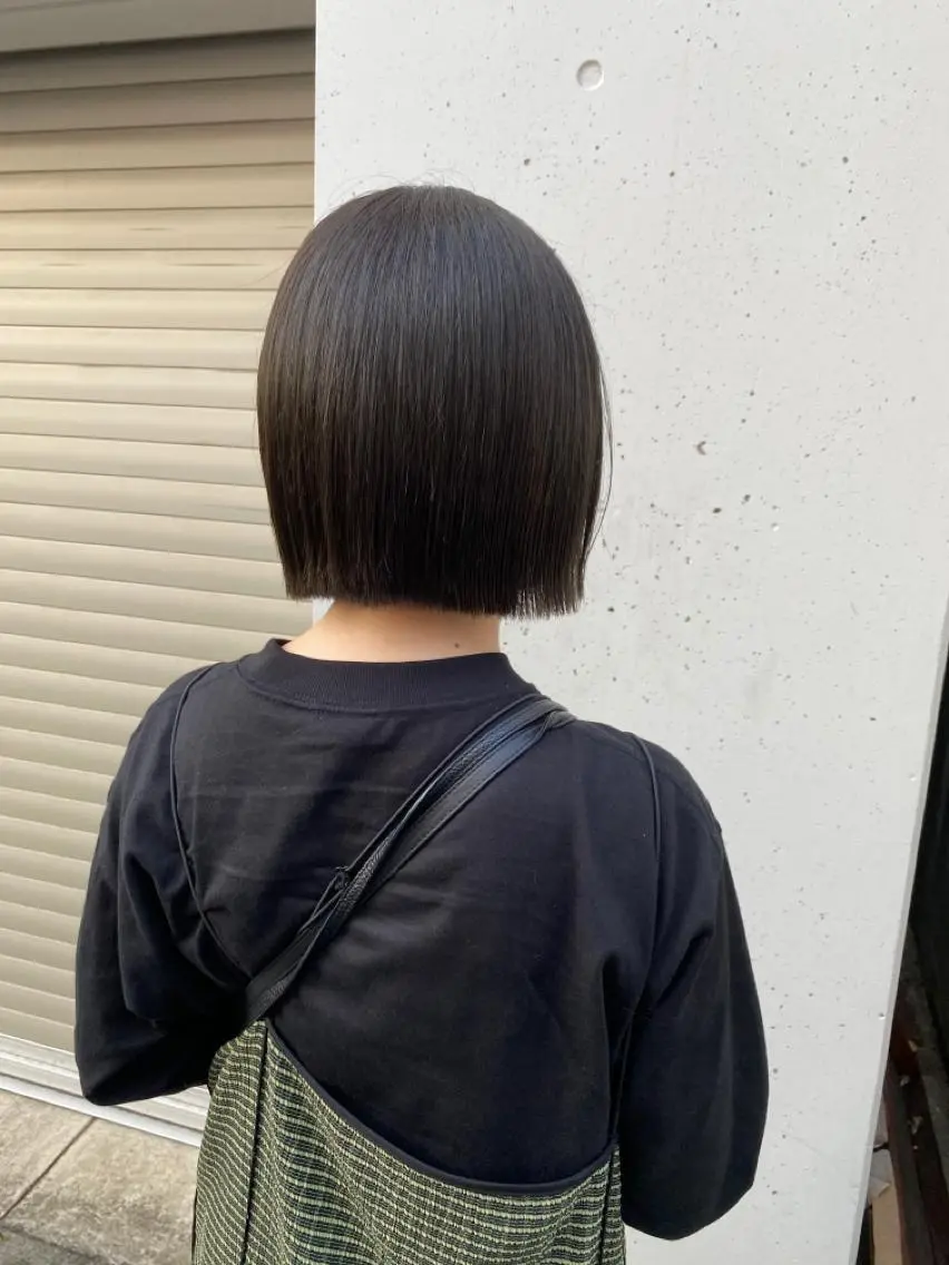 ショート カット ヘアカラー トリートメント ボブ / オージュア 🌸Mikuのヘアスタイル