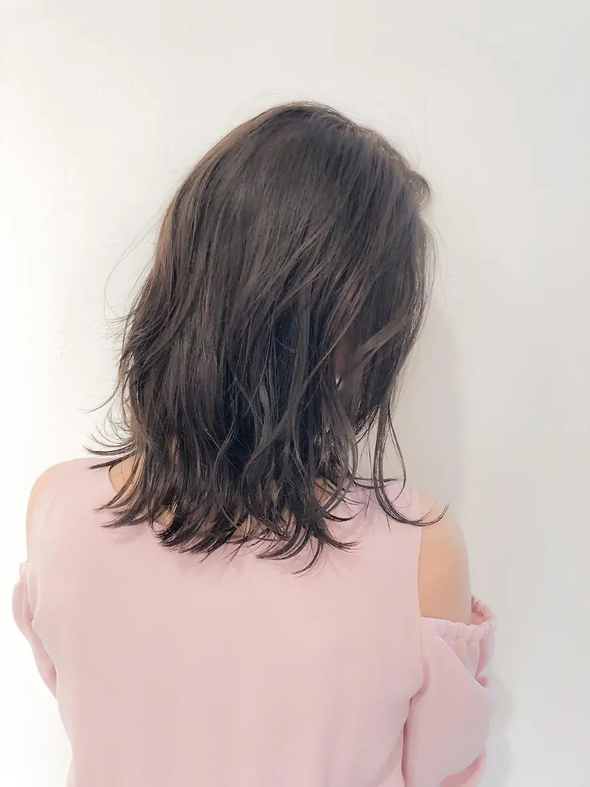 セミロング カット ヘアカラー ⭐️店長 藤野 正博⭐️のヘアスタイル