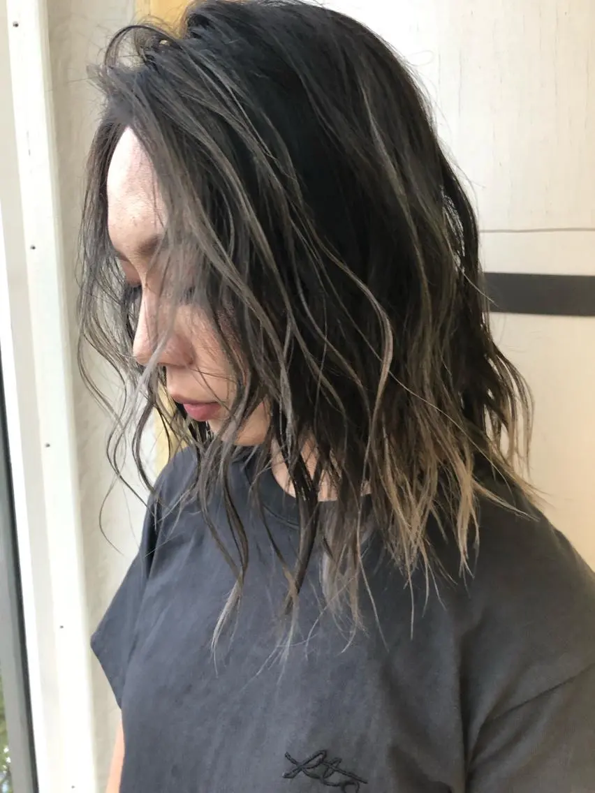 セミロング カラー welring hair salonのヘアスタイル