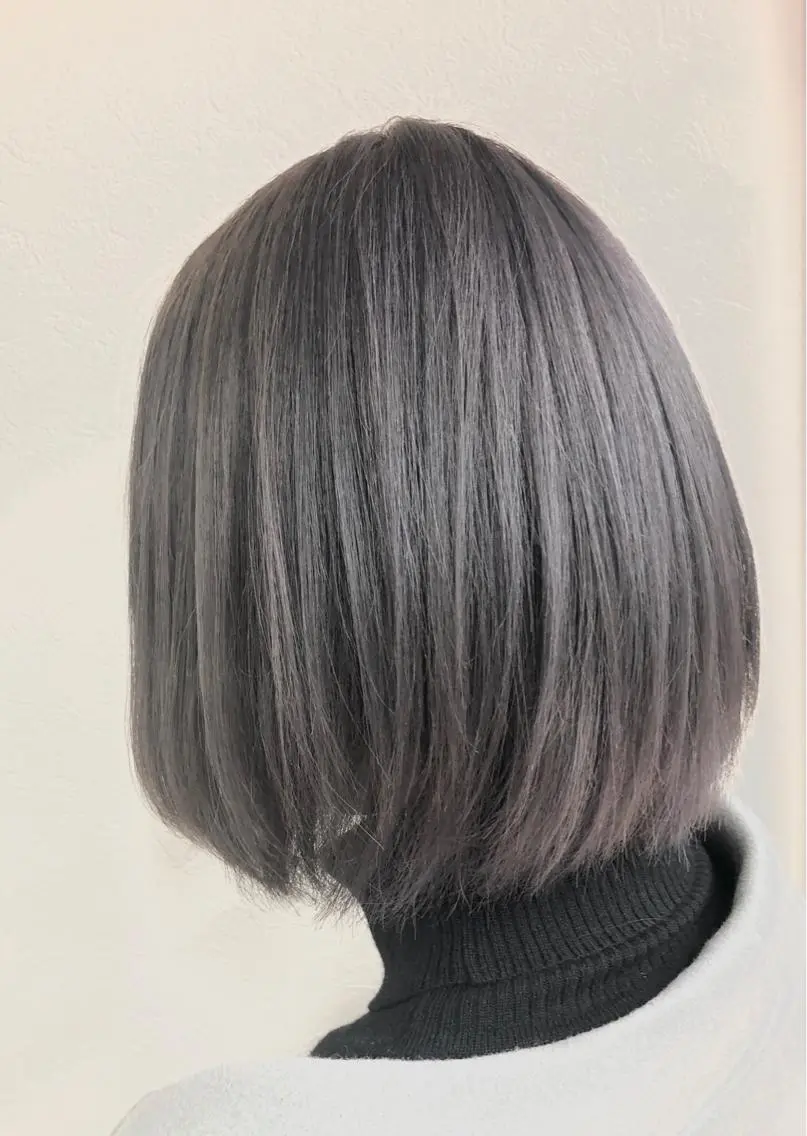 ショート カラー 最高級エクステ /羽エクステ白石宇由のヘアスタイル