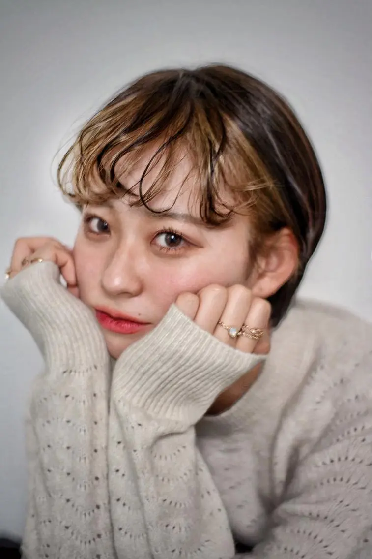 ショート 美髪矯正透明感カラー 江川 和輝のヘアスタイル