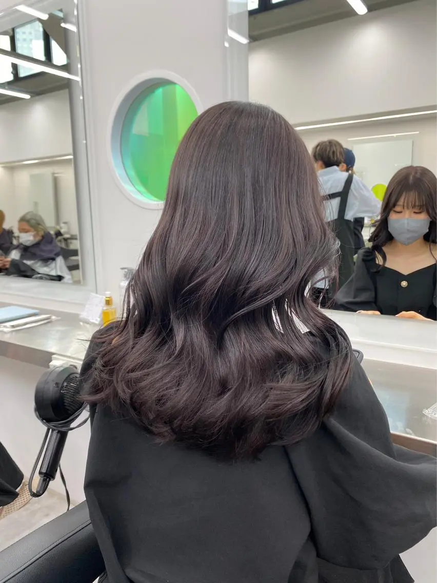 ロング カラー ブリーチなし💗 艶カラー 翔太郎のヘアスタイル