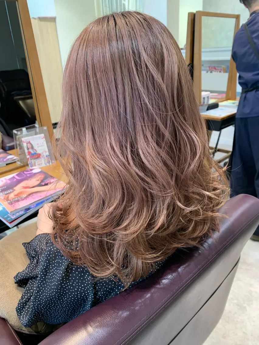 ロング カラー HAREru. モデル募集【戸塚】のヘアスタイル