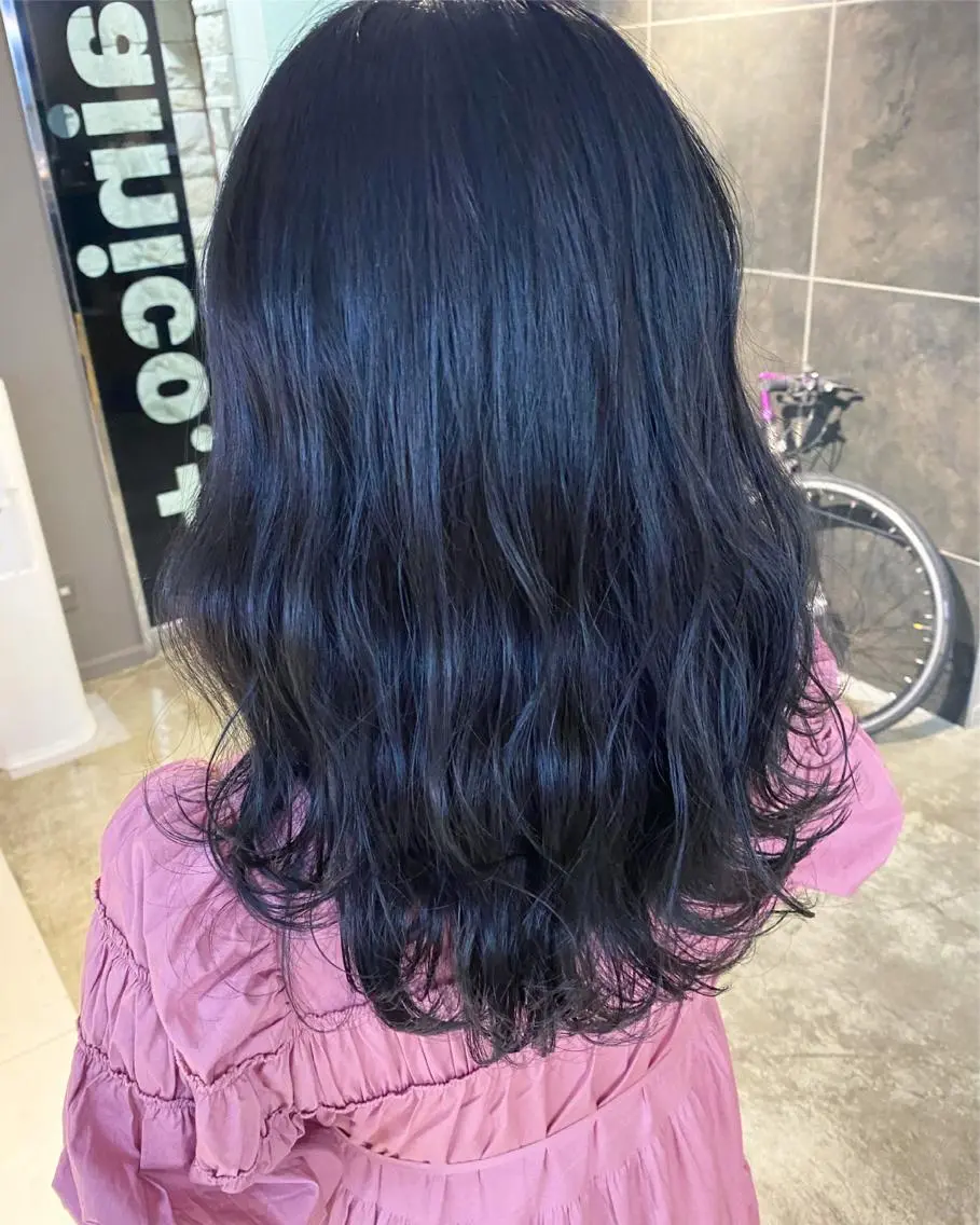 ロング カラー ヘアアレンジ メンズ キッズ ネイル マツエク・マツパ 透明感カラー🤎 ゆりのヘアスタイル