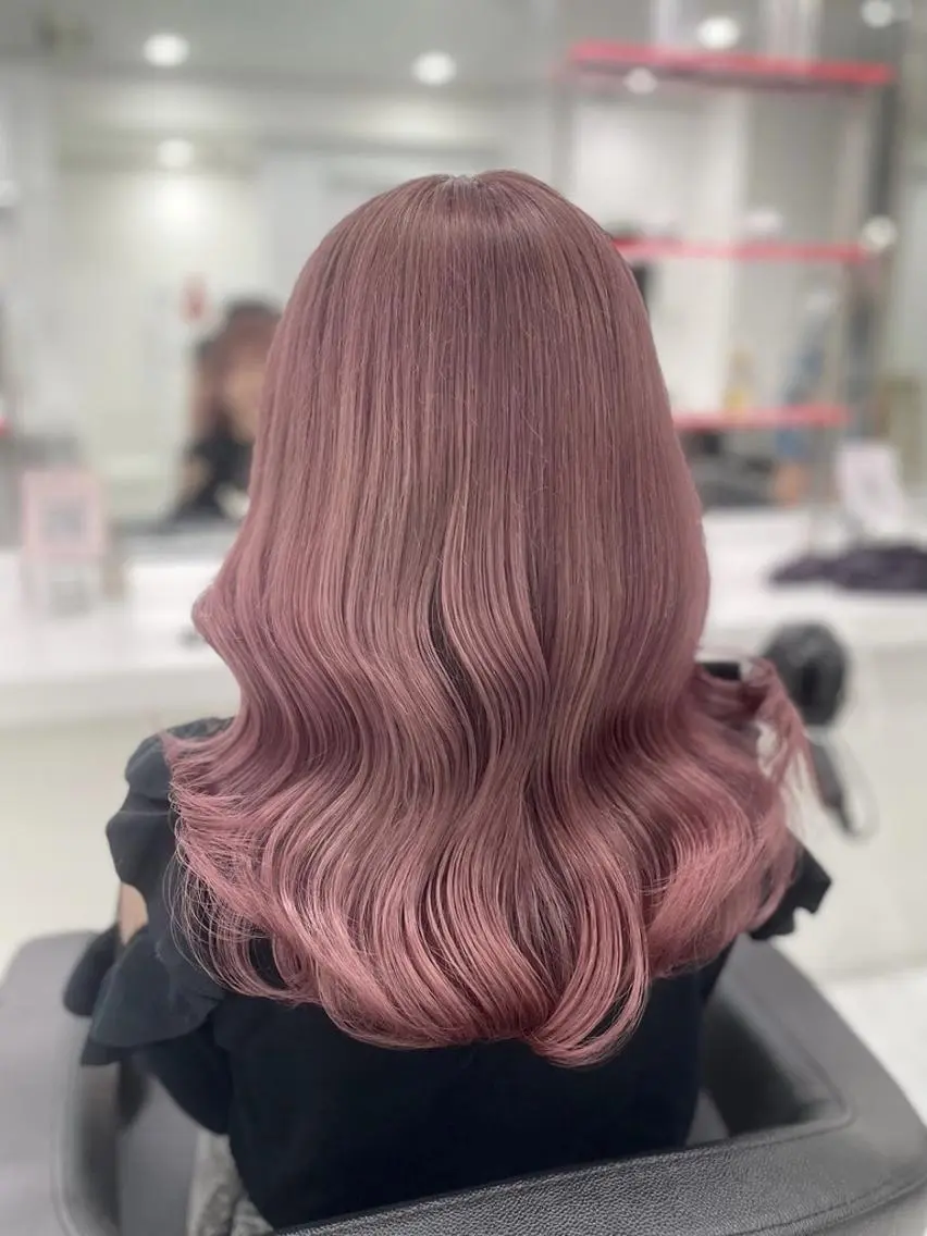 カラー girlな暖色ヘア 🪽🫧ハルナ🎀のヘアスタイル