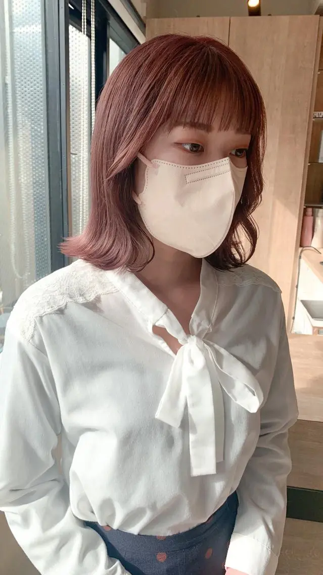 ショート カラー ヘアアレンジ ヘアカラー トリートメント yuka .のヘアスタイル