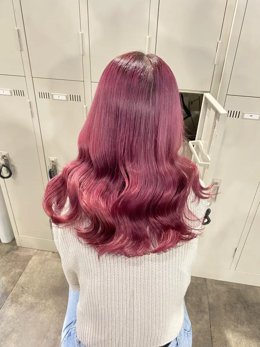 ロング カラー エフェクトブリーチ 🌟前澤啓太朗のヘアスタイル