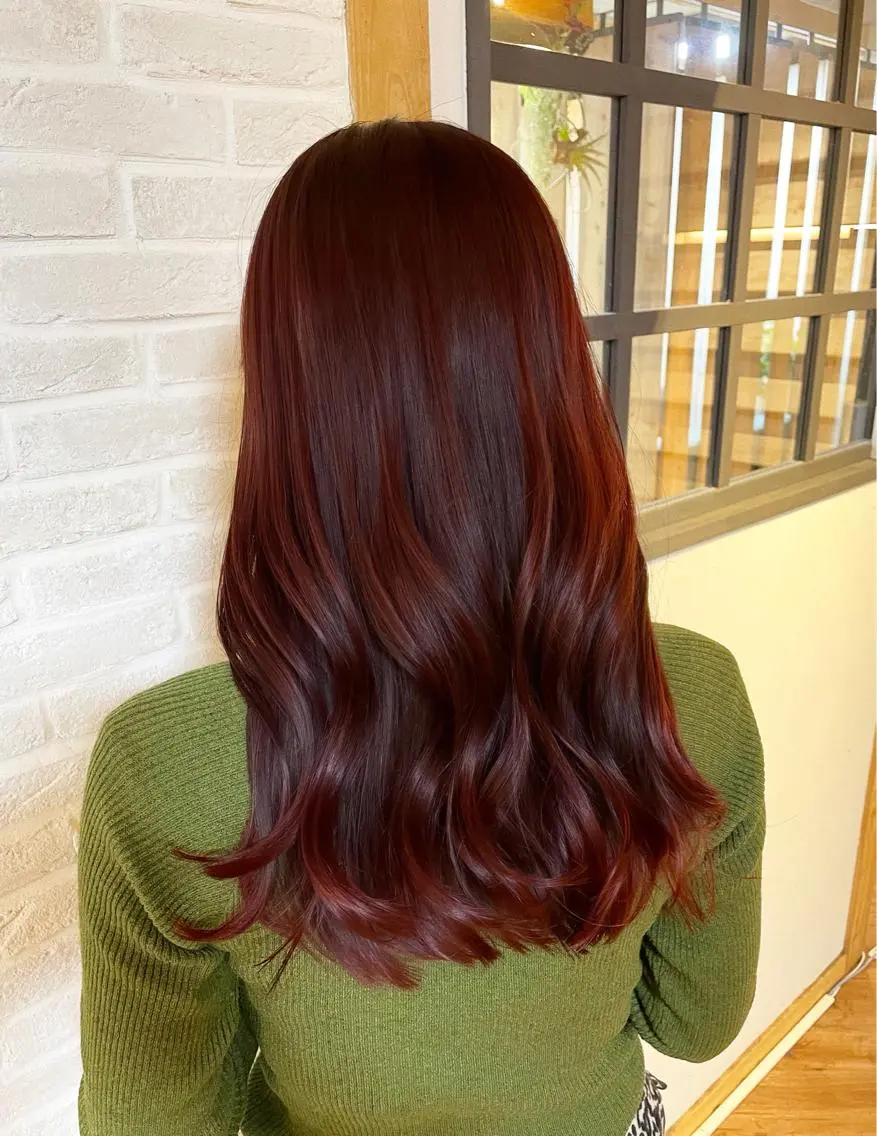 ミディアム カット ヘアカラー トリートメント 🧡/艶髪/桑原 拓也/ショート/🧡のヘアスタイル