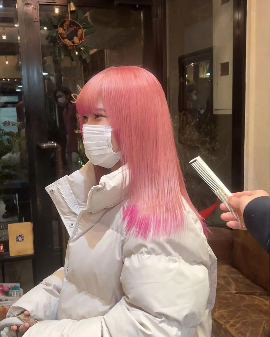 ロング カラー ハイトーンカラー 抜きっぱなしブロンド /ハイトーン/カナタのヘアスタイル