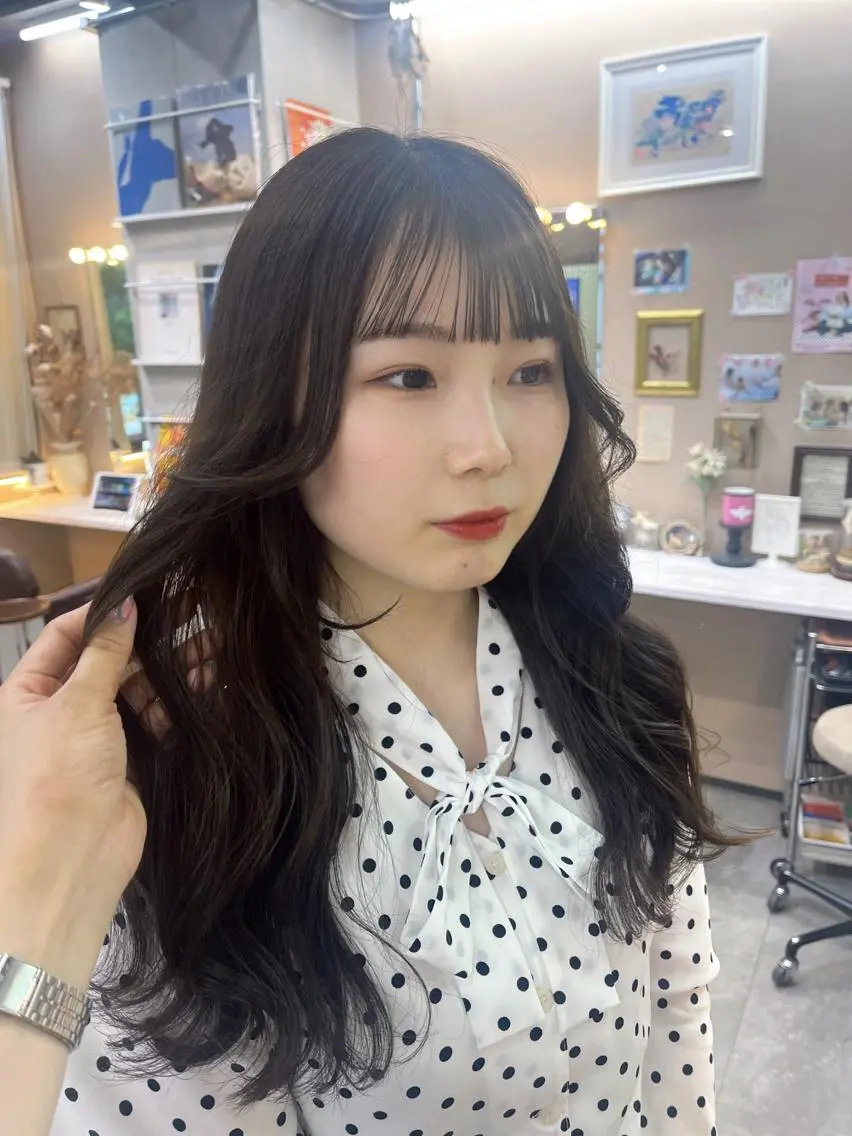 ロング カラー カット ヘアセット MIES amane(アマネ)のヘアスタイル