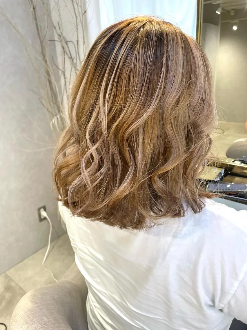 ミディアム カラー HIBIKI/原宿 ハッシュカット🪄のヘアスタイル