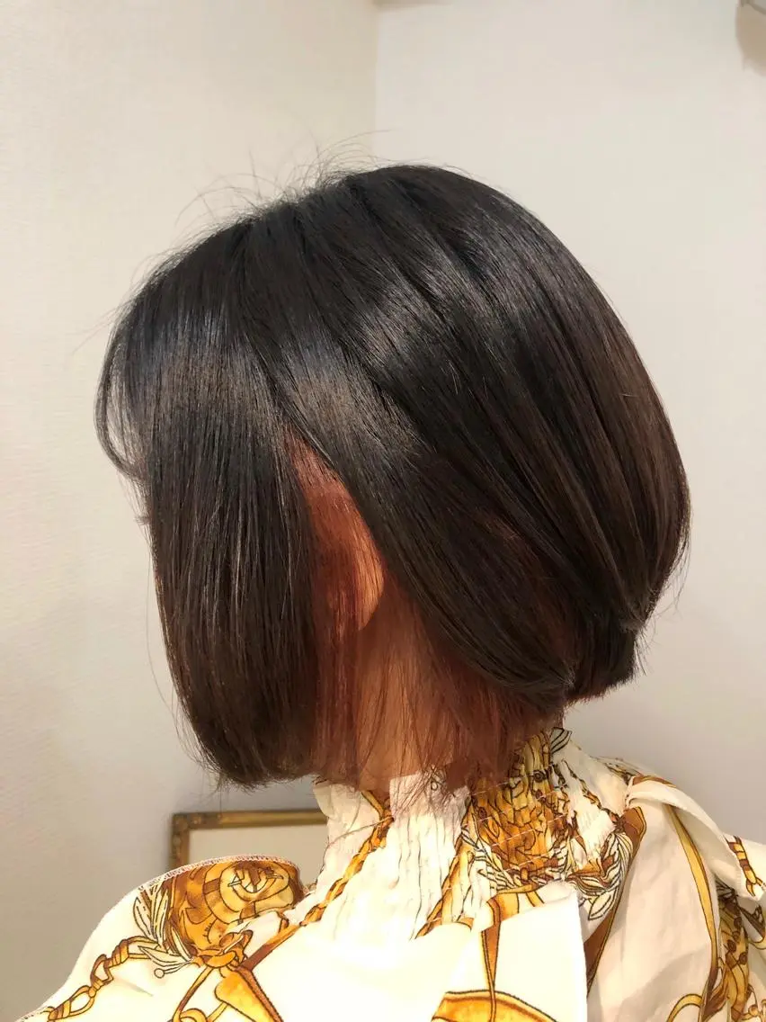 ショート カラー ブリーチ ブラウンカラー 🤍中野 レオ🤍のヘアスタイル