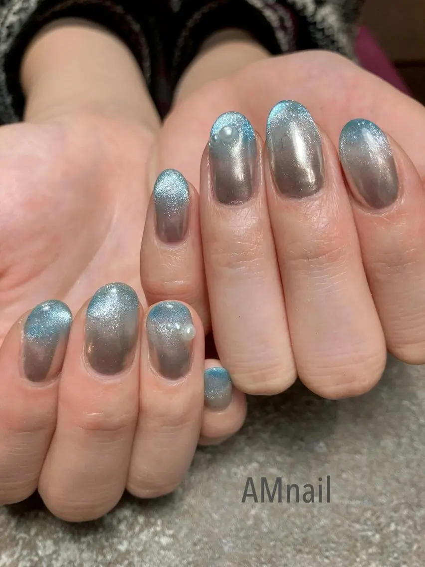 ネイル アートネイル 持ち込み ハンドネイル Am:nail 柏 SUE（スゥ）のネイルデザイン