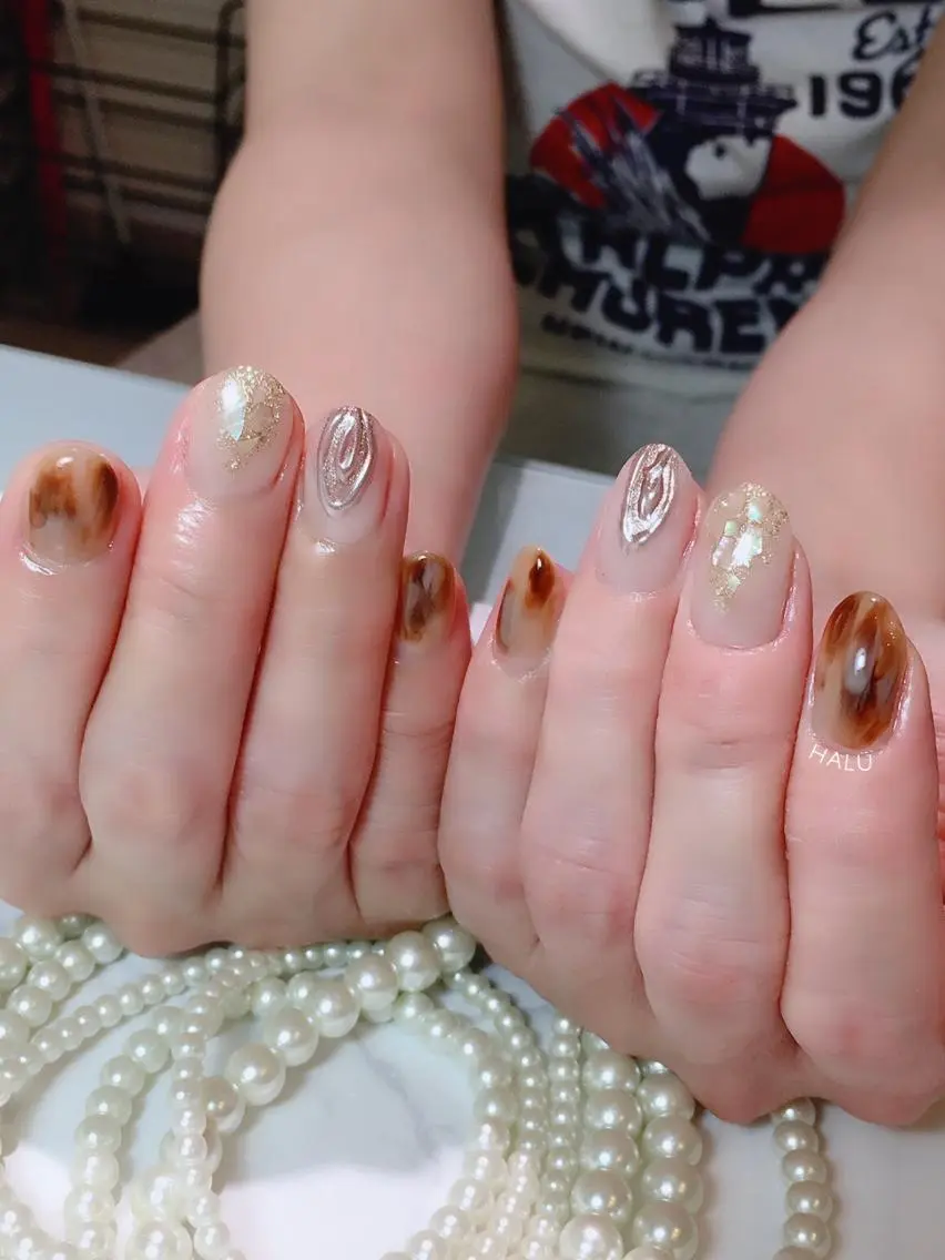 ネイル ニュアンスネイル HALU ハルのネイルデザイン