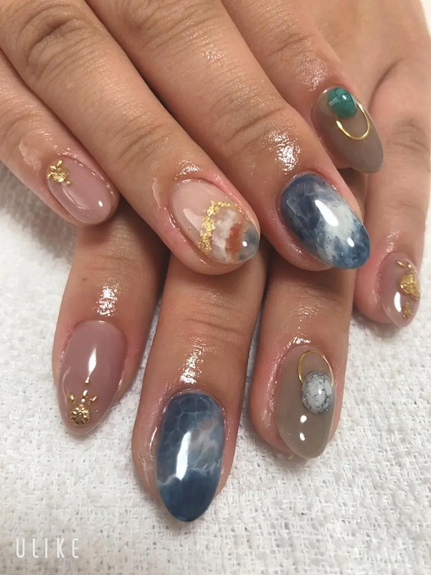 ネイル ハンドネイル 山中 あいのネイルデザイン
