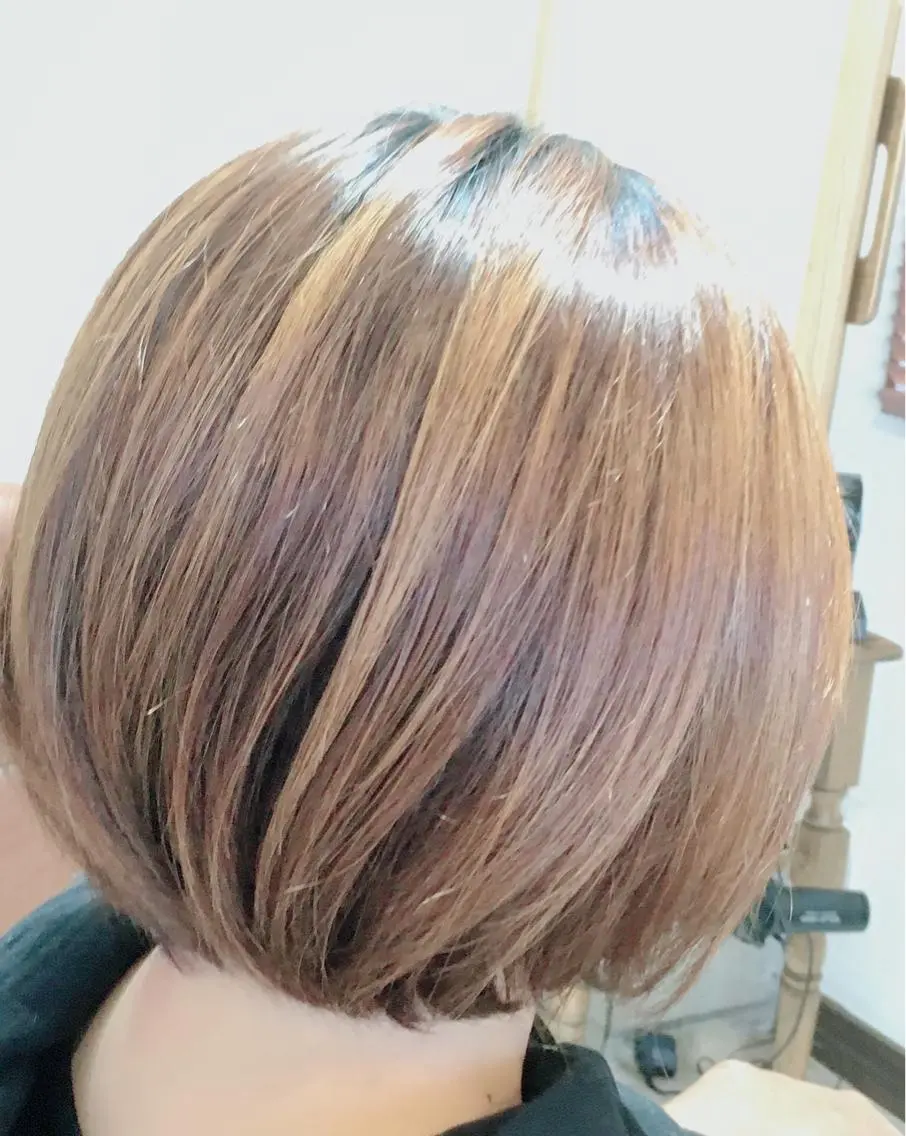 ミディアム ボブ fossette hair&eyeのマツエク・マツパデザイン