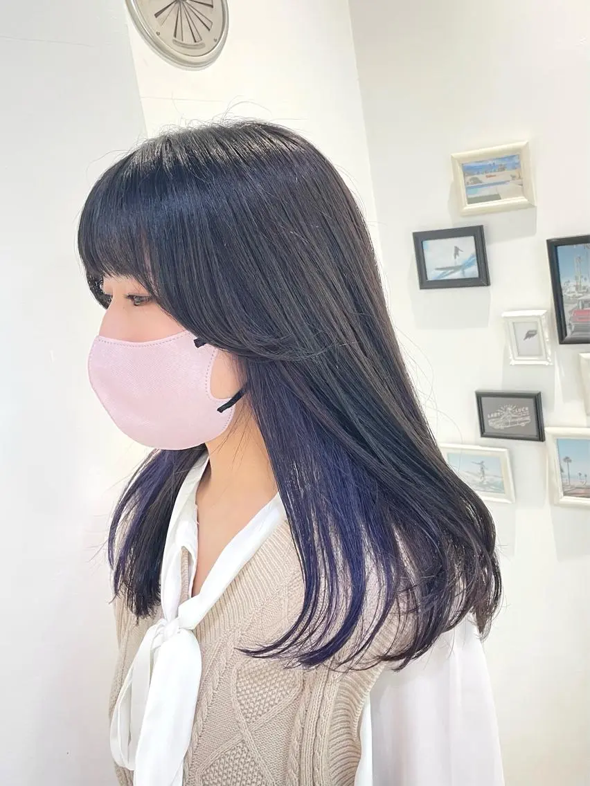 ロング カラー カット ヘアカラー トリートメント 💫小顔カット TAROのヘアスタイル