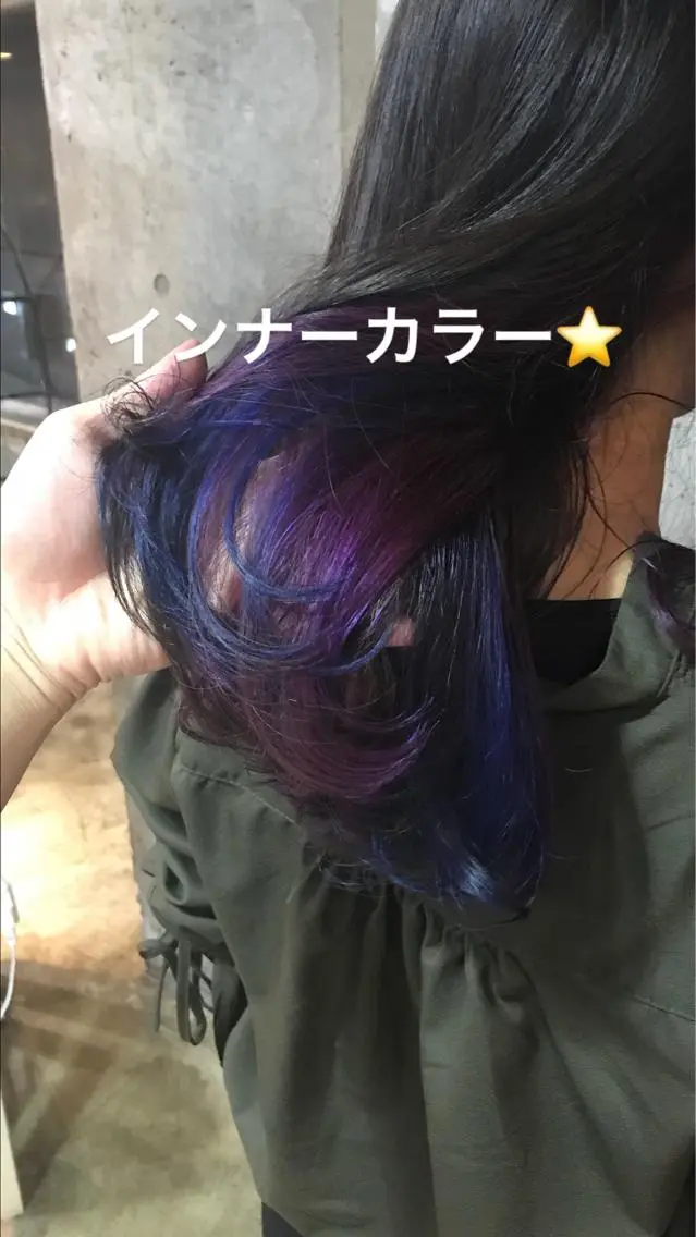 ミディアム カラー パーマ ヘアアレンジ メンズ キッズ ネイル マツエク・マツパ メンズインナーカラー インナーカラー サロンドミルク 渋谷高比良のヘアスタイル
