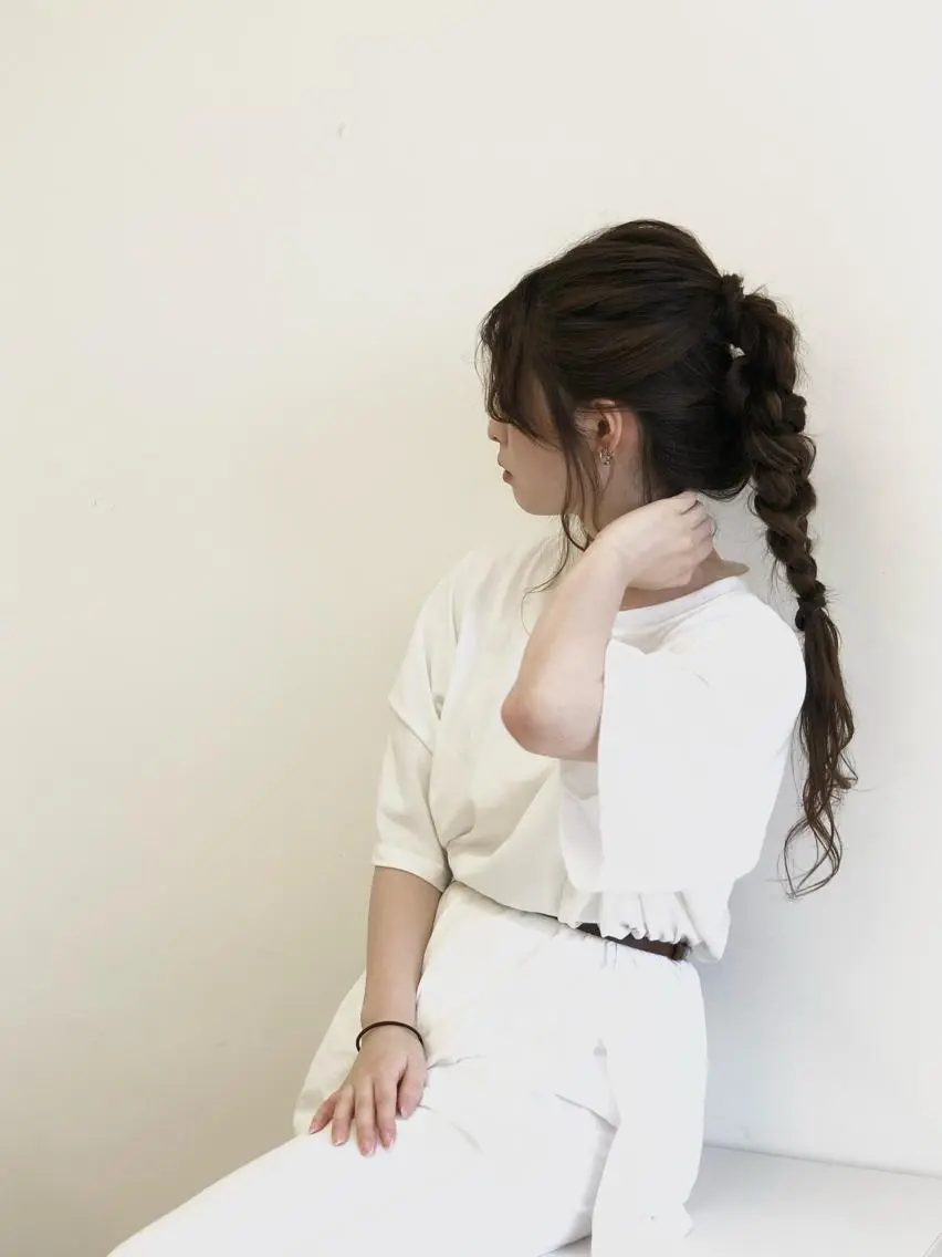 ロング ヘアアレンジ カット ヘアセット 奥山 沙季(大井町)のヘアスタイル