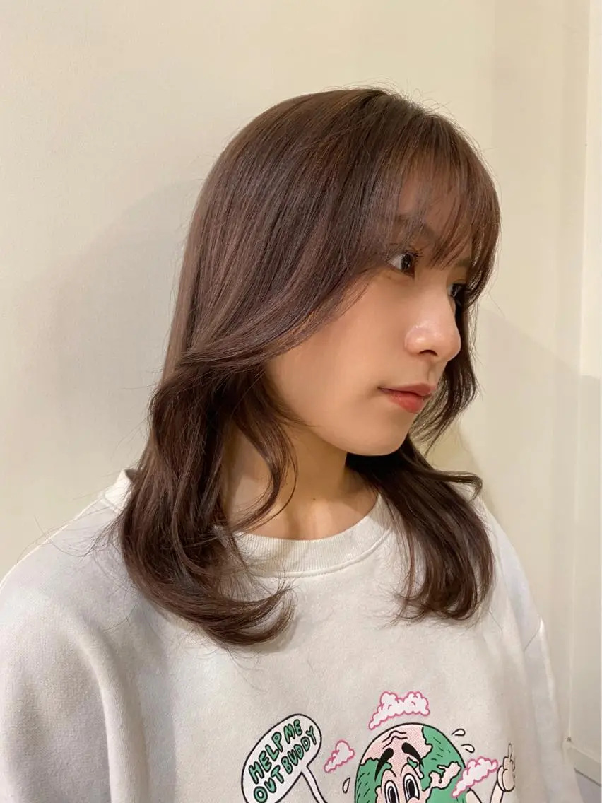 カラー ラベンダーカラー 【ROA】 MISUZU✨のヘアスタイル