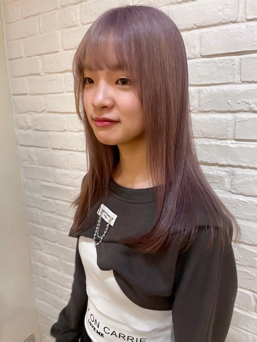 ロング カラー MARIN🦋/ 韓国ヘア×艶カラーのヘアスタイル