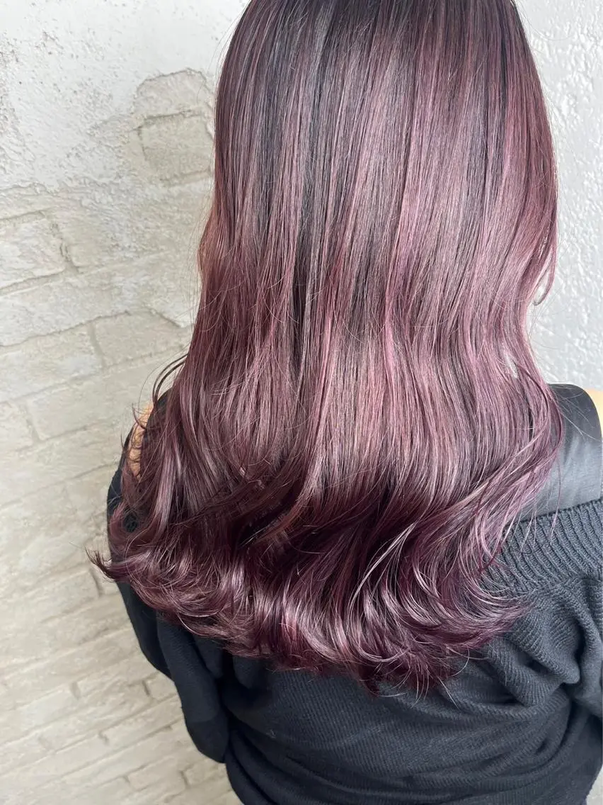 カラー 艶髪ブリーチカラー 💗manaka💗のヘアスタイル