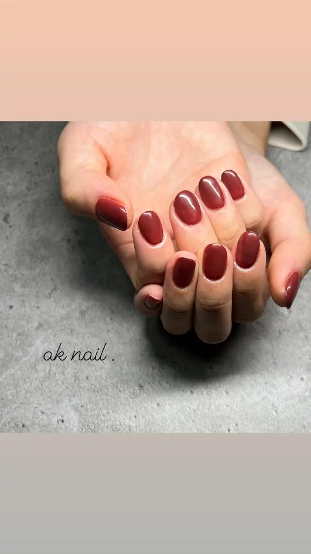 ネイル ハンドネイル ak nail .のネイルデザイン